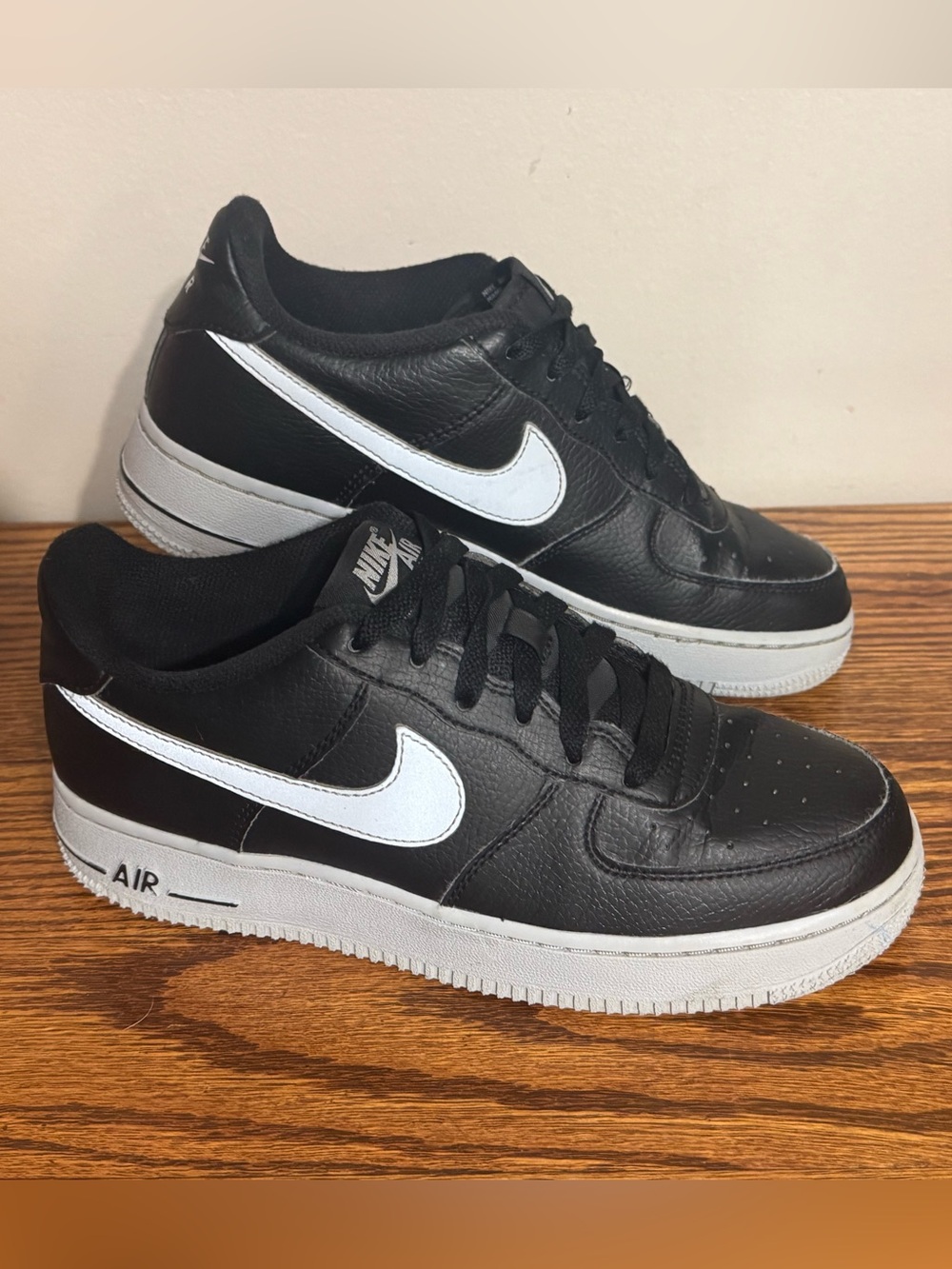 Nike Air Force 1 Low (GS) Black Gray Low-Top AF1 Shoes